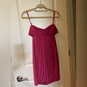 BCBG Maxazria strapless pink dress